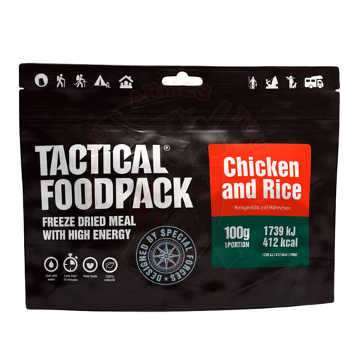 Ration De Survie Tactical Foodpack 110Gr Chicken & Rice Manger