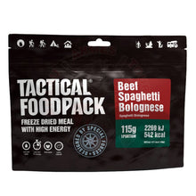 Charger l&#39;image dans la galerie, Ration De Survie Tactical Foodpack 115Gr Beef Spaghetti Bolognese Manger