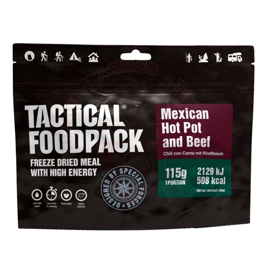 Ration De Survie Tactical Foodpack 115Gr Mexican Hot Pot & Beef Manger