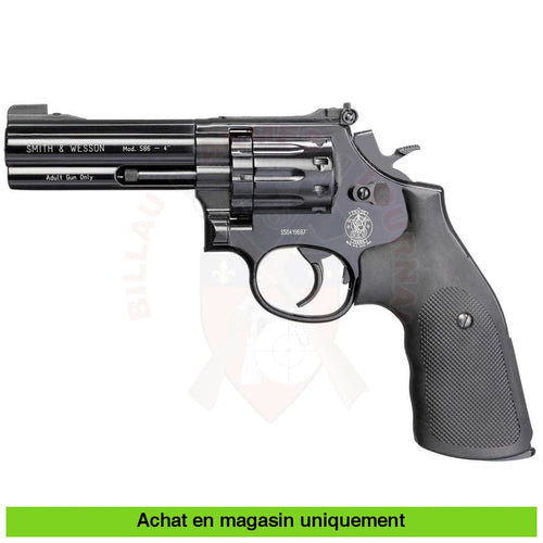 Revolver À Plombs Co2 Smith & Wesson 586 4 Noir 4.5Mm Armes De Poing