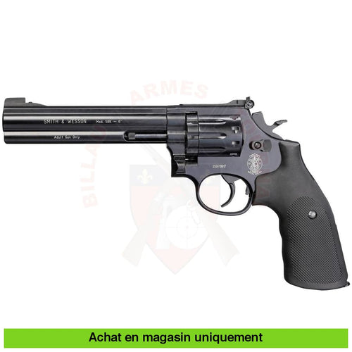 Revolver À Plombs Co2 Smith & Wesson 586 6 Noir 4.5Mm Armes De Poing