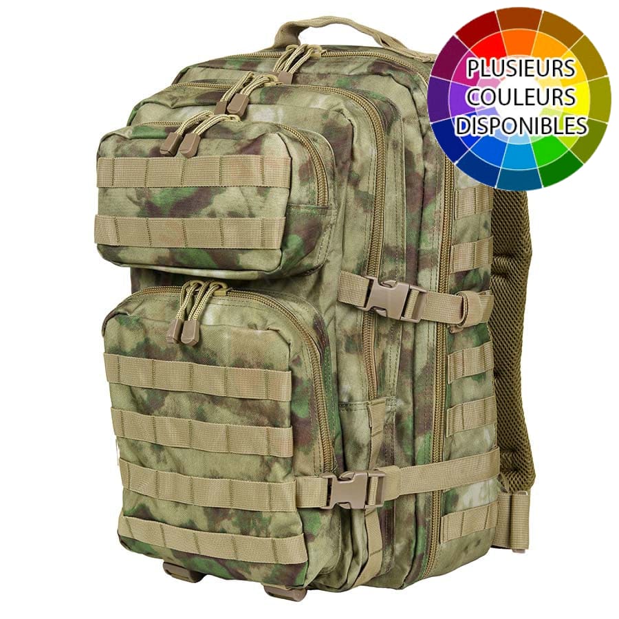 Sac à dos tactique 45L Sac à dos militaire avec mode Molle et 3 Sac à dos tactique 45L Sac à dos militaire avec mode Molle et 3