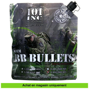 Sac De 3000 Billes 101 Inc 0 30Gr Bio Vertes Billes Airsoft 0.28Gr Bio