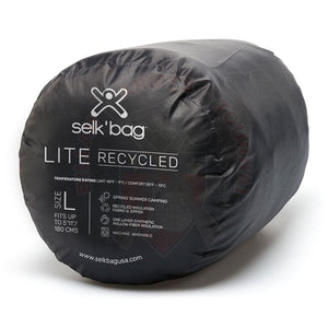 Sac De Couchage Portable Selkbag Lite Recycled Black Terracota L # Sbg Sbltbtl Sacs Couchage
