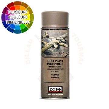 Peinture En Aérosol FOSCO Dark Brown – 400 Ml – Teinte Brun Foncé, Finition Mate, Pour Maquettes Et Bricolage