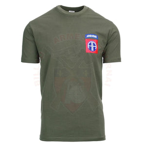 T-Shirt 82Nd Airborne Od Small Logo T-Shirts