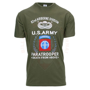 T-Shirt 82Nd Airborne Paratrooper Od T-Shirts