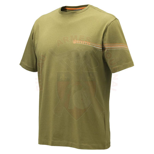 T-Shirt Beretta Lines Dark Earth Flat T-Shirts