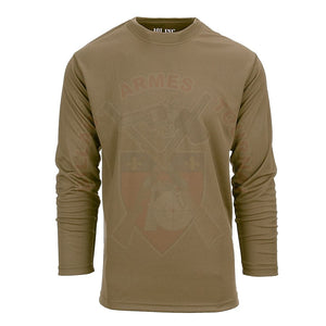 T-Shirt Tactique Quick Dry Manches Longues Coyote T-Shirts